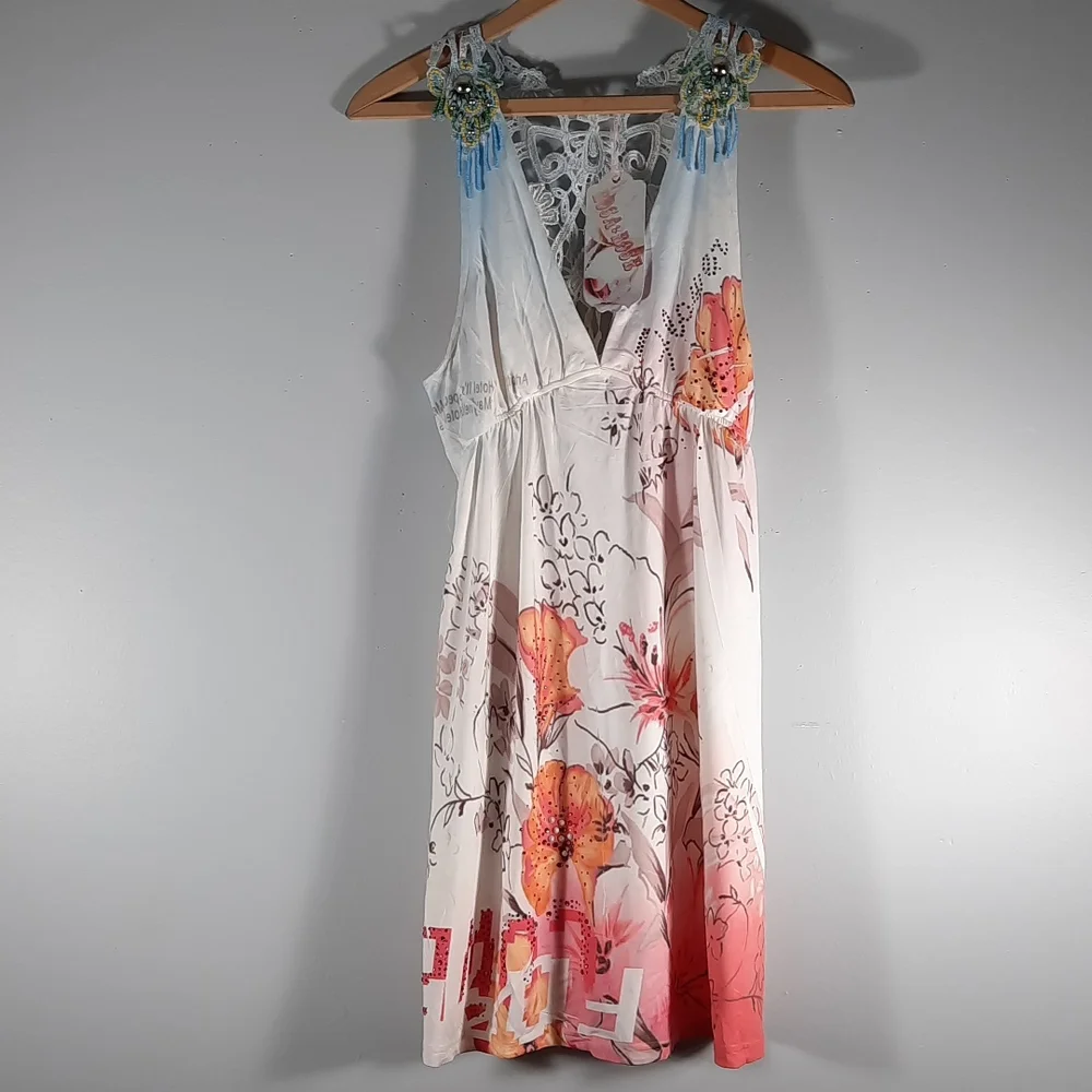 NWT ROSA ROSE SLVLESS DRESS SZ S - Picture 1 of 14